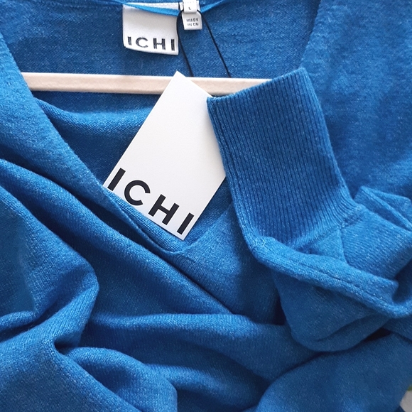 ICHI Alpa Knitted Blue Sweater /BNWT - Picture 9 of 11